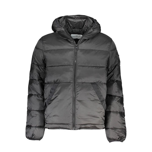 Calvin Klein Sleek Hooded Men's Jacket with Contrast Details Calvin Klein