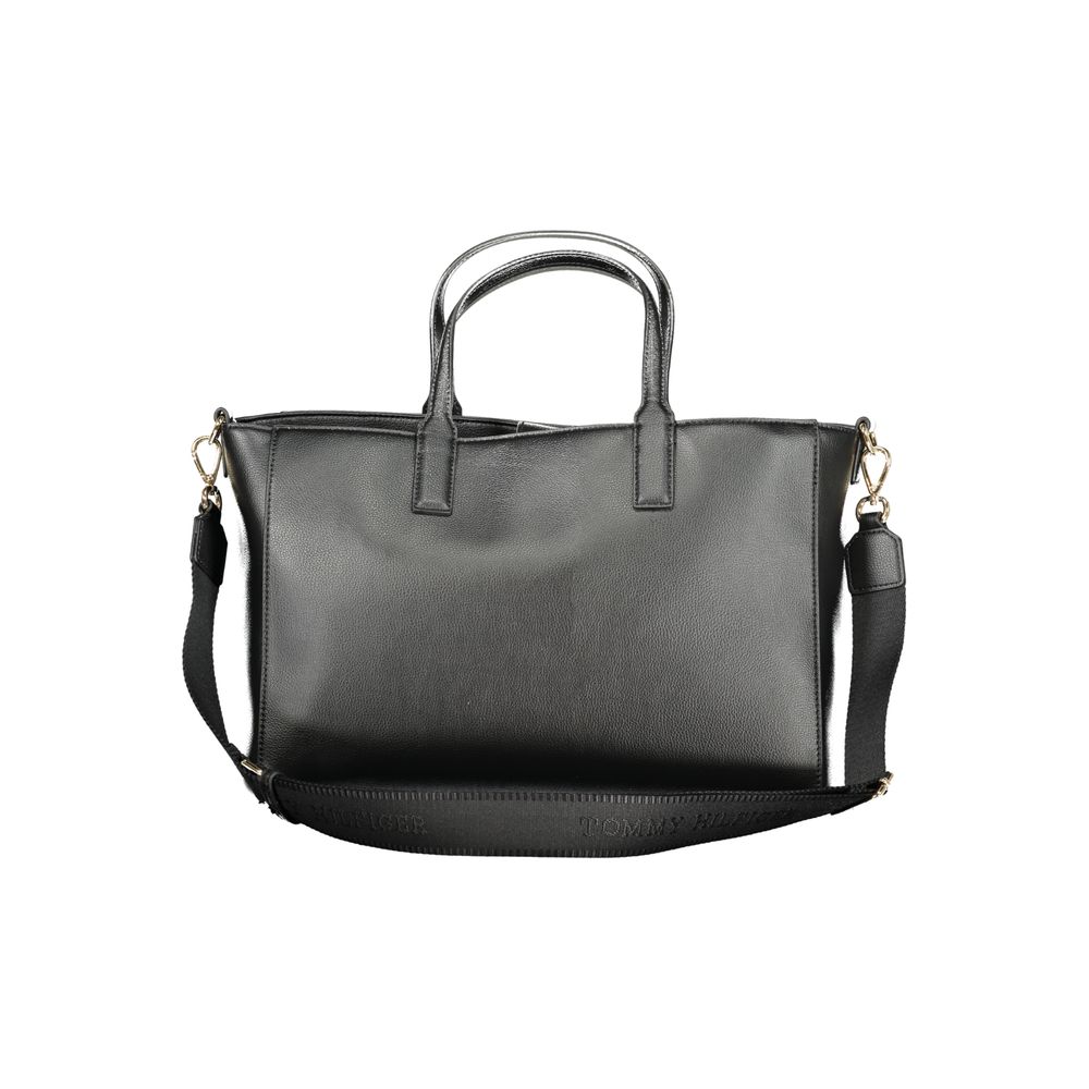 Tommy Hilfiger Black Polyester Women Handbag Tommy Hilfiger