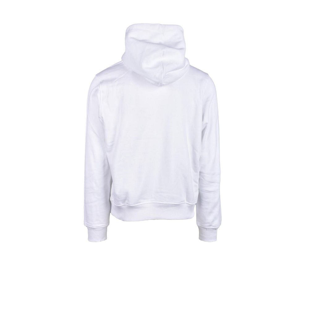 Diesel White Cotton Hoody Diesel