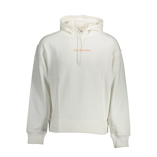 Calvin Klein White Cotton Men Sweater Calvin Klein