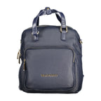 Mario Valentino Blue Polyurethane Women's Backpack - Eljoys Fashion 