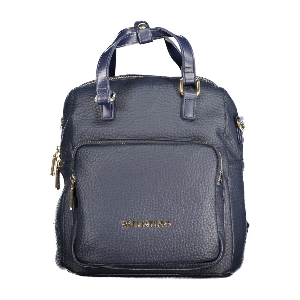 Mario Valentino Blue Polyurethane Women's Backpack - Eljoys Fashion 