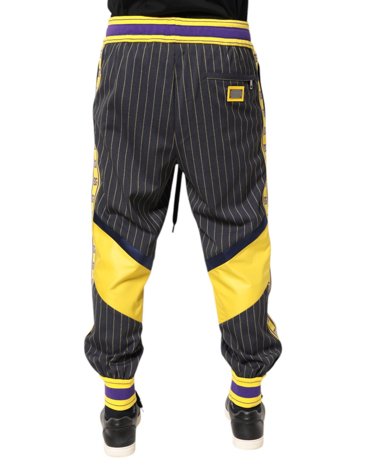 Dolce & Gabbana Multicolor Cotton Men Jogger Pants Dolce & Gabbana