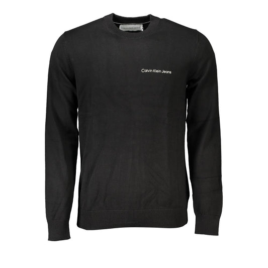 Calvin Klein Sleek Long Sleeve Crew Neck Sweater with Logo Calvin Klein