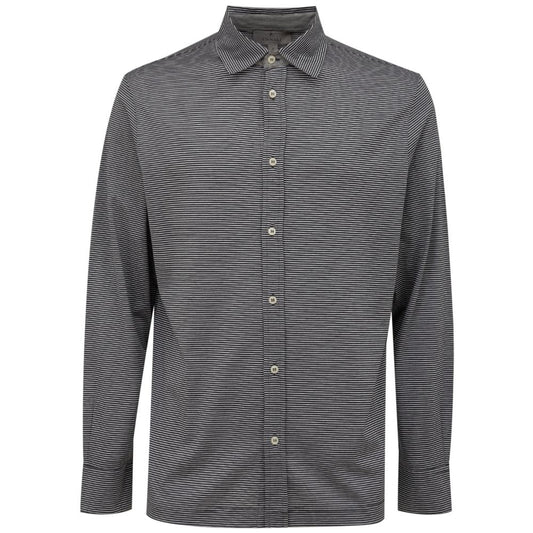 Canali Bicolor Cotton Shirt Canali