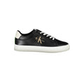 Calvin Klein Nero polyester women's sneaker with sleek design and sporty style, featuring black color and comfortable fit.