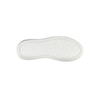 Calvin Klein Bianco leather women's sneaker with white design and minimalist style, featuring laces and sleek sole.