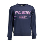 Plein Sport Blue Cotton Men Sweater Plein Sport