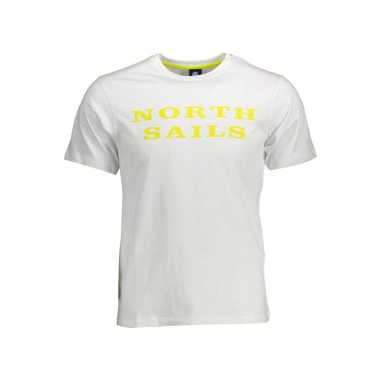 North Sails Bianco Cotton Men T-Shirt North Sails