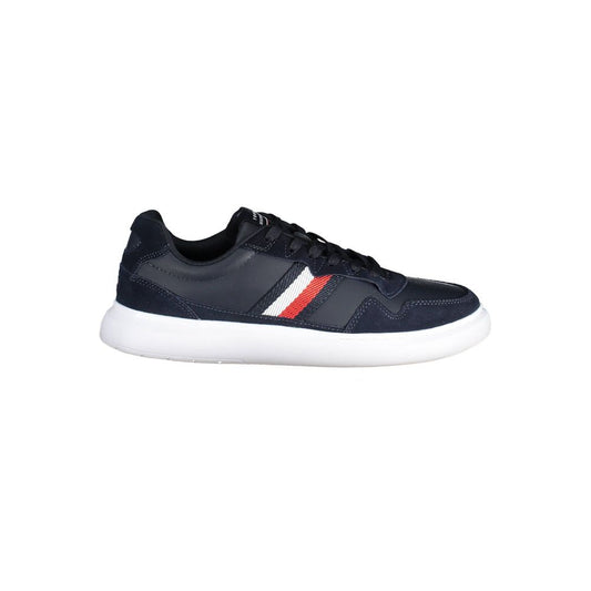 Tommy Hilfiger Blue Polyurethane Men Sneaker Tommy Hilfiger