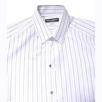 Dolce & Gabbana White Stripes Cotton GOLD Formal Dress Shirt Dolce & Gabbana