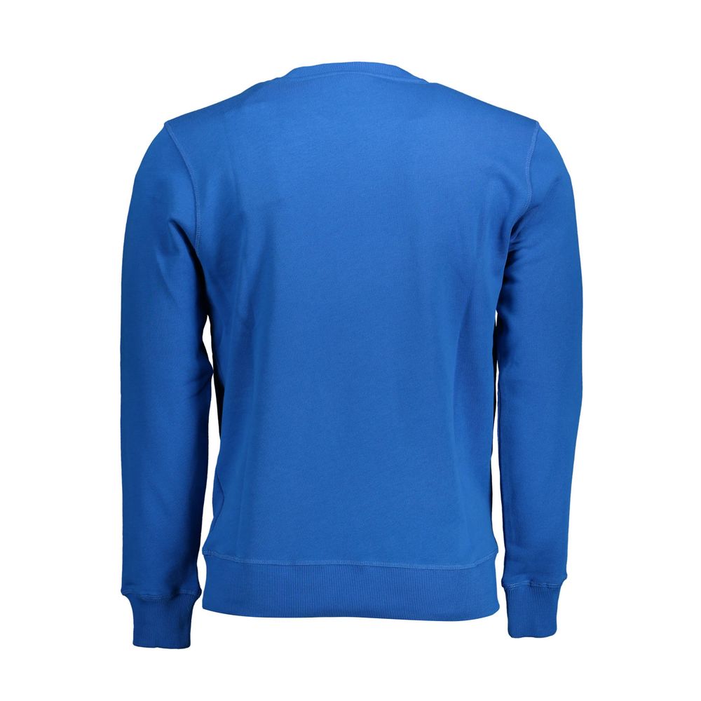 North Sails Blue Cotton Men Sweater North Sails