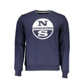 Gray North Sails cotton men's sweatshirt with a relaxed fit and crew neck, featuring subtle branding details.
