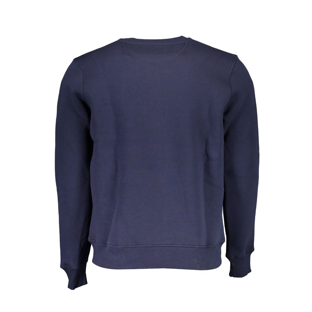 Gray cotton men's sweatshirt by North Sails featuring a casual fit and minimalist design.