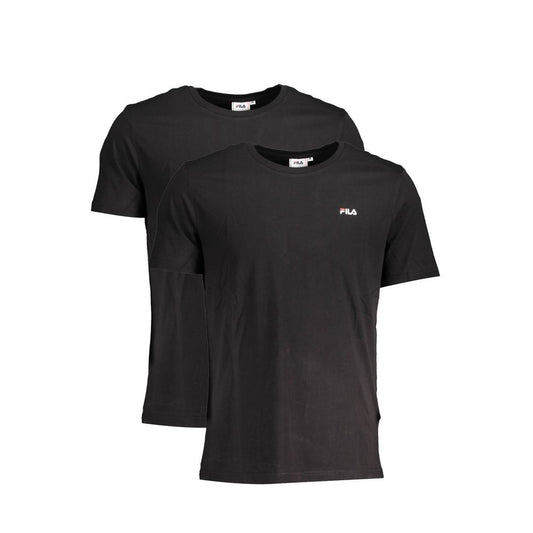 Fila Black Cotton Men TShirt Fila