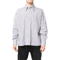Dolce & Gabbana White Black Stripe Button Down Casual Shirt