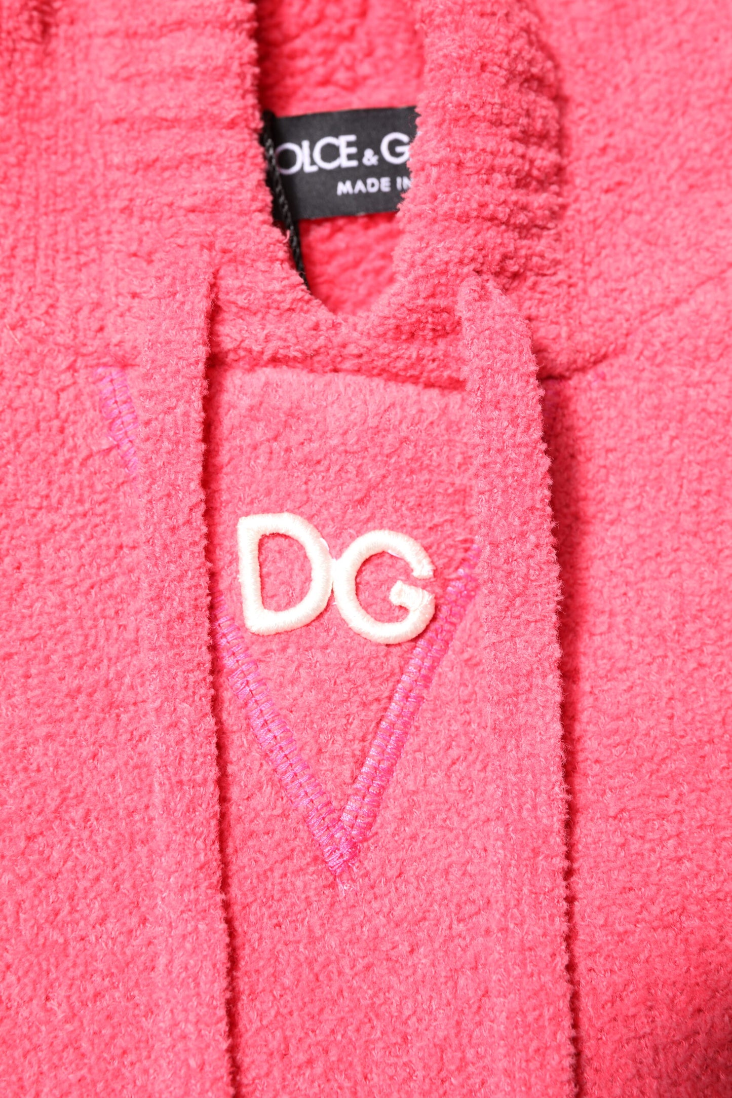 Dolce & Gabbana Red Cotton Knit Hooded Men Pullover Sweater Dolce & Gabbana