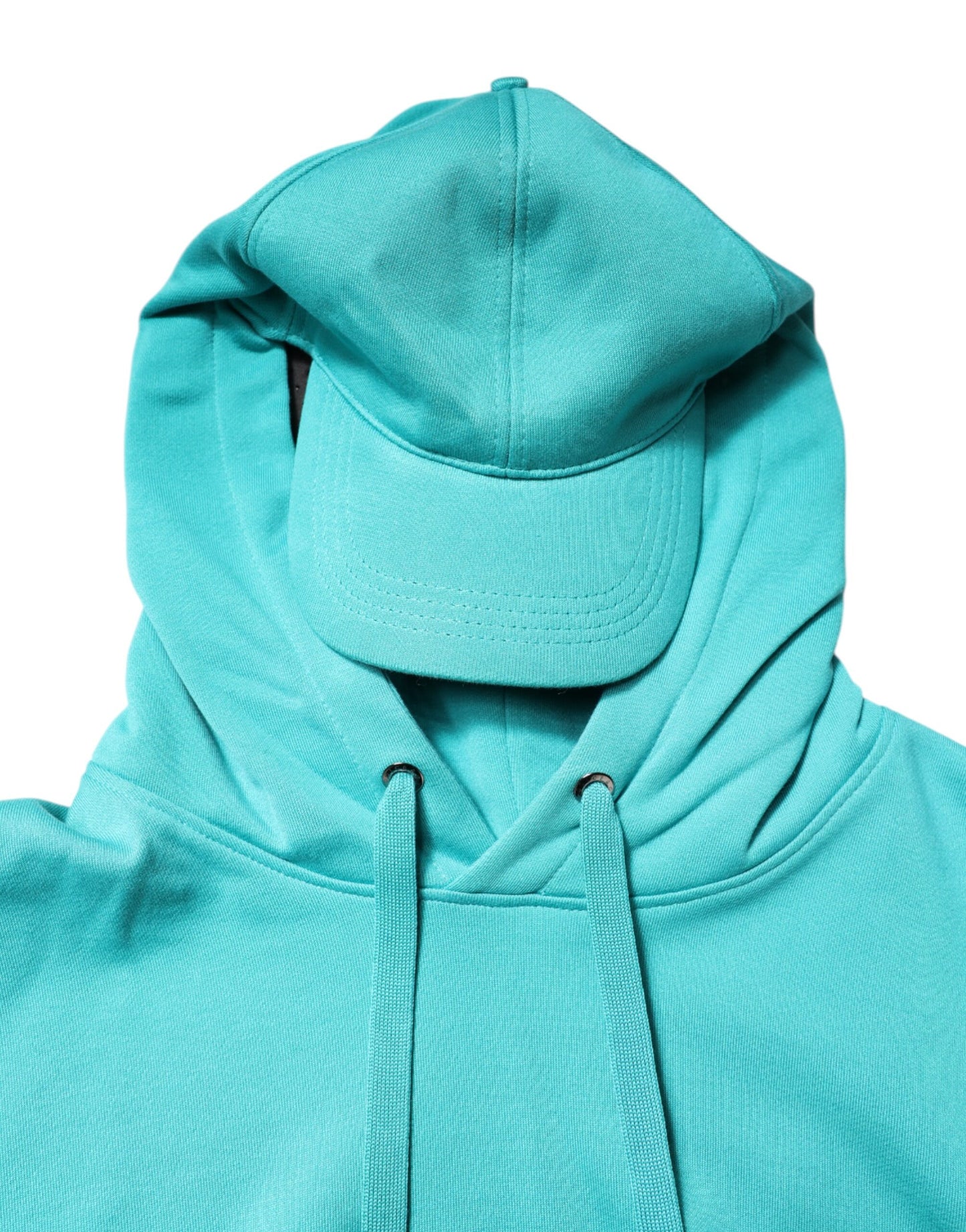 Dolce & Gabbana Green Cotton Hooded Men Sportswear Vest Sweater Dolce & Gabbana