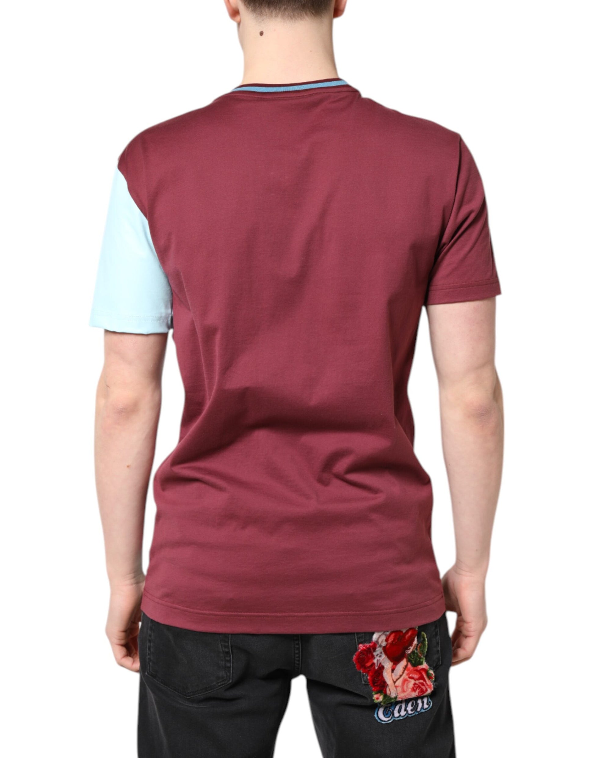 Dolce & Gabbana Multicolor Printed Logo Short Sleeve T-shirt Dolce & Gabbana