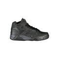 Fila Nero Poliuretano men's sneaker with black polyurethane upper and white sole, casual athletic footwear.