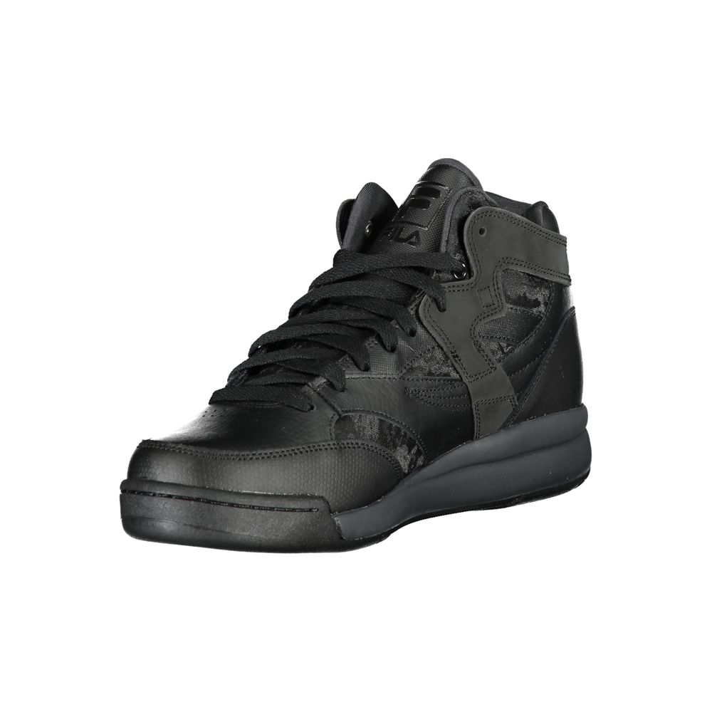 Fila Nero Poliuretano men's sneaker featuring a sleek black design and durable polyurethane material.