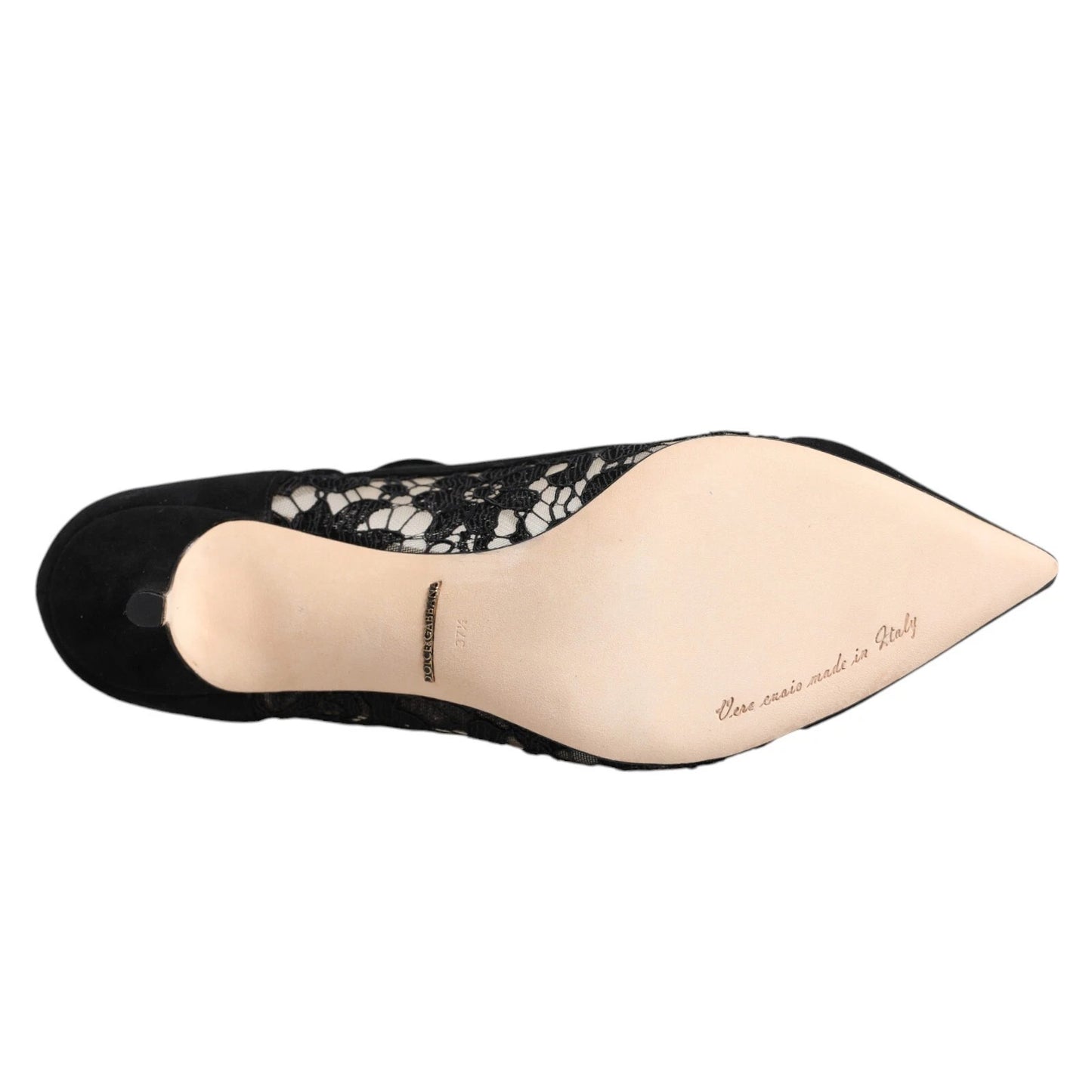 Dolce & Gabbana Black Mary Jane Taormina Lace Pumps Shoes Dolce & Gabbana