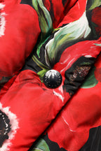 Dolce & Gabbana Multicolor Floral Full Zip Padded Jacket - Eljoys Fashion 