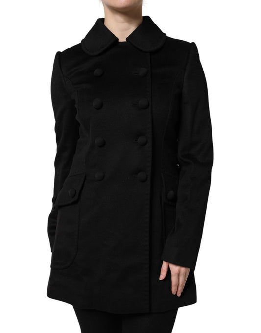 Dolce & Gabbana Black Wool Sartoria Italiano Blazer Jacket Dolce & Gabbana