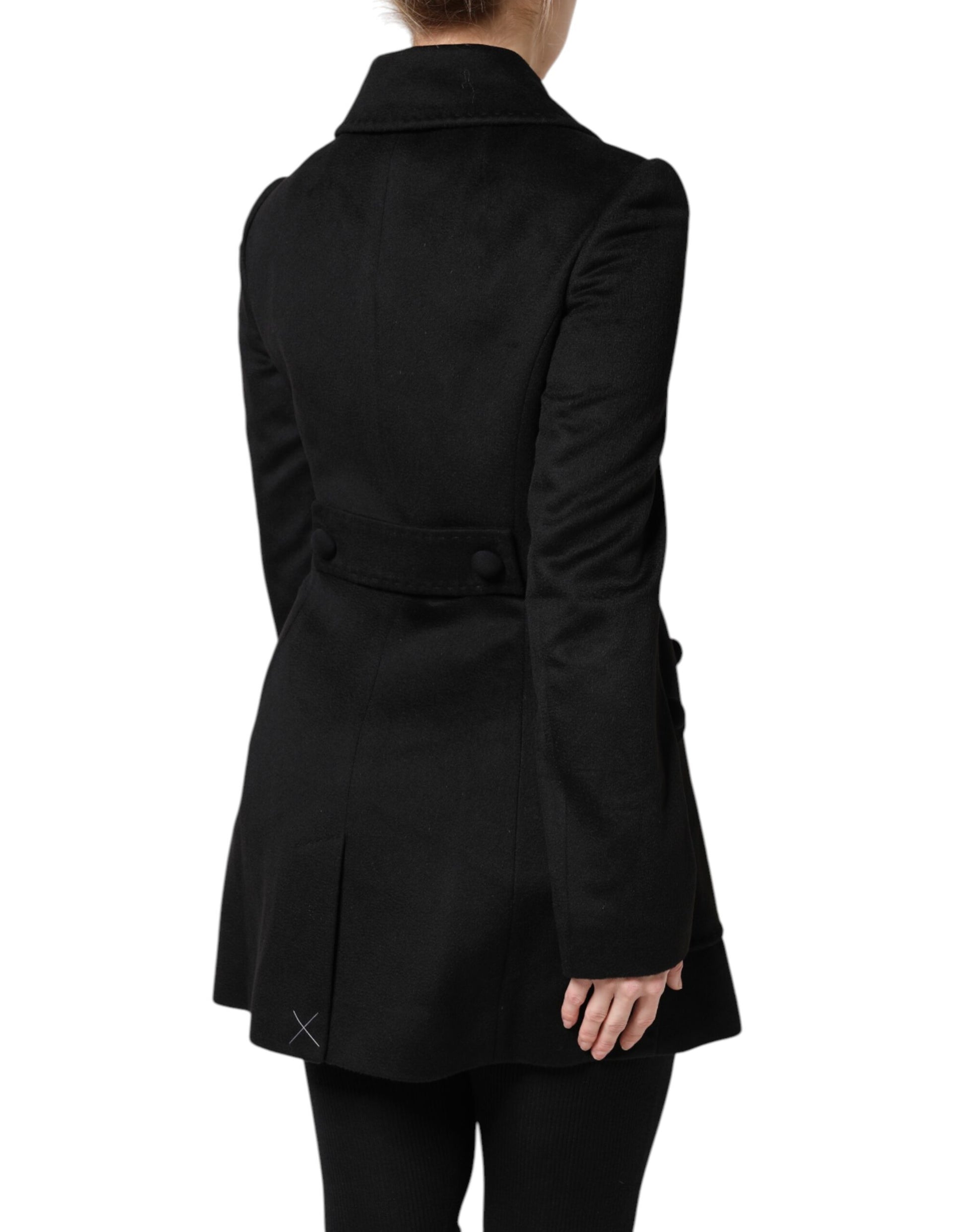 Dolce & Gabbana Black Wool Sartoria Italiano Blazer Jacket Dolce & Gabbana