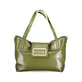 Mario Valentino Verde women's polyurethane bag with adjustable strap, stylish and versatile accessory for everyday use.