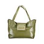 Mario Valentino Verde women's polyurethane bag with adjustable strap, stylish and versatile accessory for everyday use.