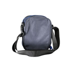 Blue North Sails polyester men's shoulder bag with adjustable strap and front pocket, casual and durable accessory.