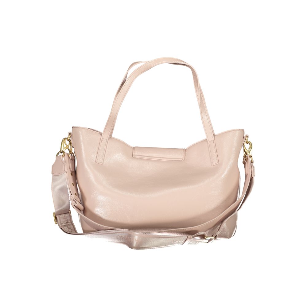Mario Valentino pink polyurethane women's bag featuring a sleek, versatile design for chic styles.
