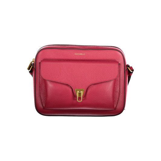 Coccinelle Red Leather Handbag Coccinelle