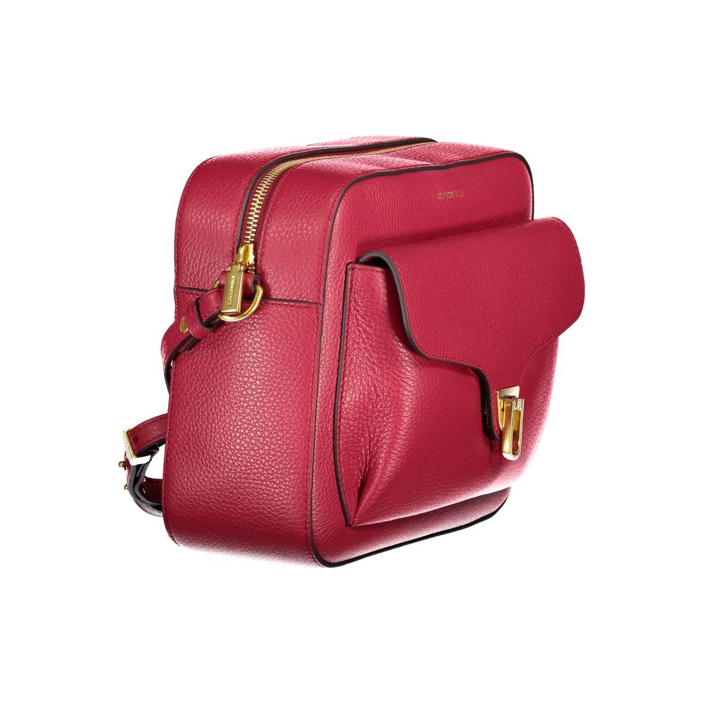 Coccinelle Red Leather Handbag Coccinelle