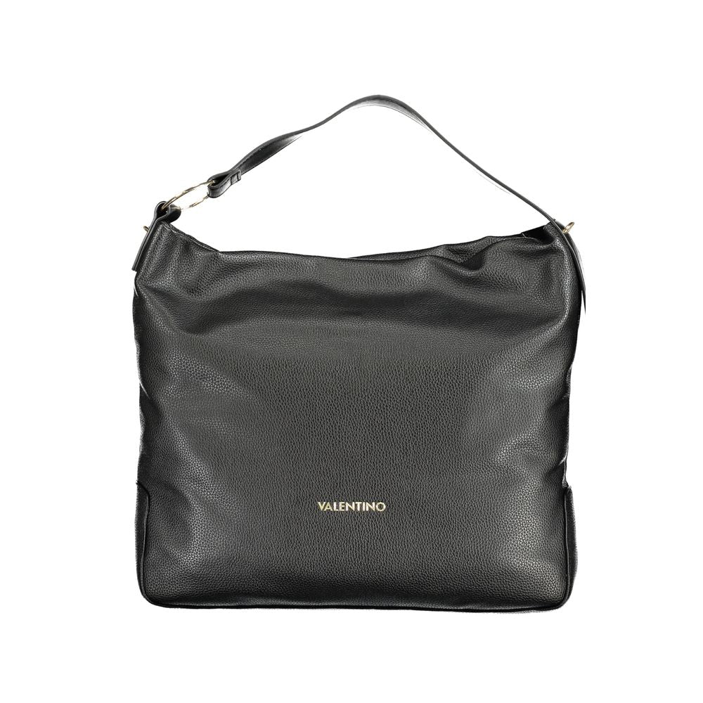 Mario Valentino Nero Donna bag made of polyurethane with sleek design and top handle, suitable for stylish everyday use.