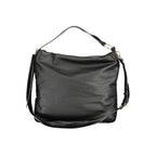 Mario Valentino Nero Donna Bag made of polyurethane with sleek design and silver hardware, perfect for stylish everyday use.