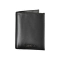 Calvin Klein Nero leather men's wallet with multiple card slots and sleek design, showcasing premium craftsmanship.