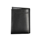 Calvin Klein Nero leather men's wallet with multiple card slots and a sleek, minimalist design.