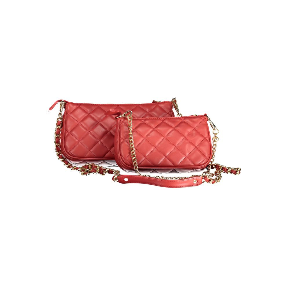 Mario Valentino Red Polyethylene Handbag Mario Valentino