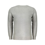 Norway 1963 Marrone Poliammide men's sweater featuring a knit design and ribbed cuffs, in brown color.
