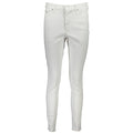 Tommy Hilfiger Bianco cotton women's jeans showing a slim fit design and classic five-pocket style.