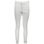 Tommy Hilfiger Bianco cotton women's jeans showing a slim fit design and classic five-pocket style.