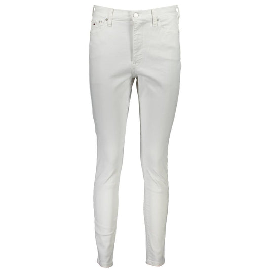 Tommy Hilfiger Bianco Cotton Women's Jeans Tommy Hilfiger