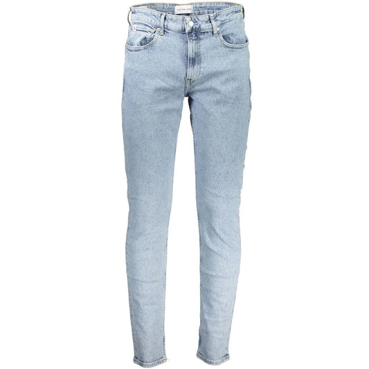 Calvin Klein Light Blue Cotton Men Jeans Calvin Klein