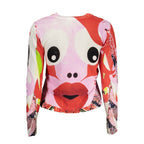 Women’s Desigual Rosa Viscosa sweater featuring a soft, vibrant pink fabric and a cozy, relaxed fit.