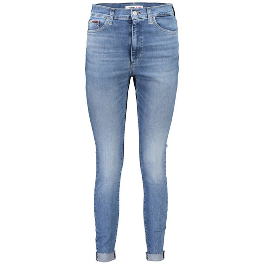 Tommy Hilfiger Light Blue Cotton Women Jean Tommy Hilfiger