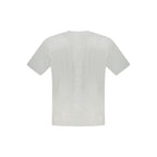 North Sails Grigio cotton men's T-shirt displayed flat, showing the classic crew neck and minimalist design.