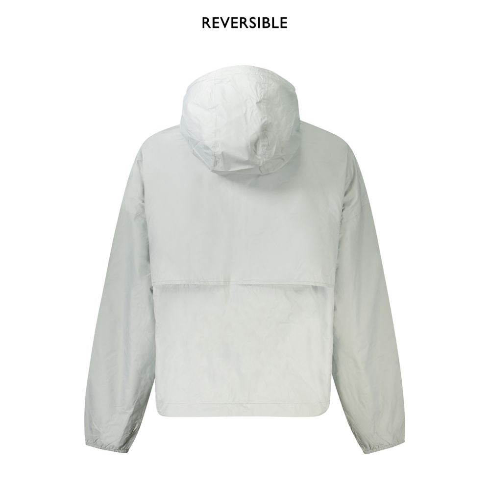 K-WAY Gray Nylon Women Jacket K-WAY