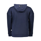 Blue cotton men's sweatshirt by Plein Sport featuring a relaxed fit and casual style, shown on a plain background.